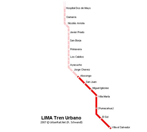 Mapa Metro De Lima