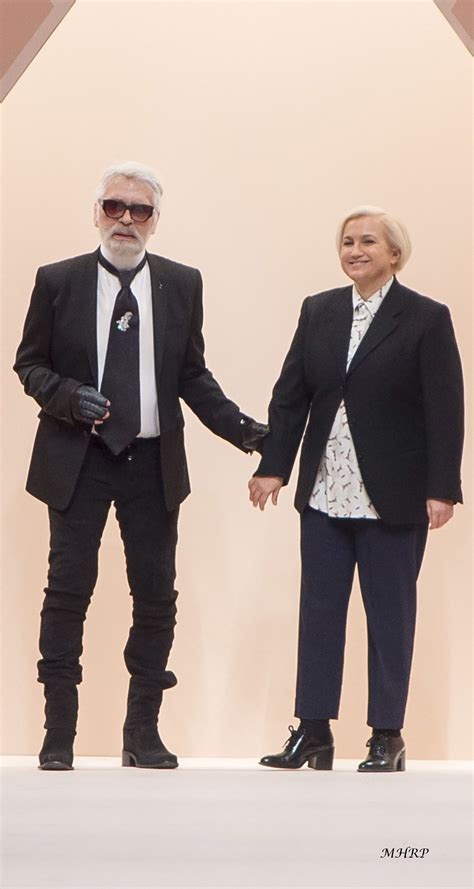 Designers Karl Lagerfeld And Silvia Venturini Fendi Fendi Karl