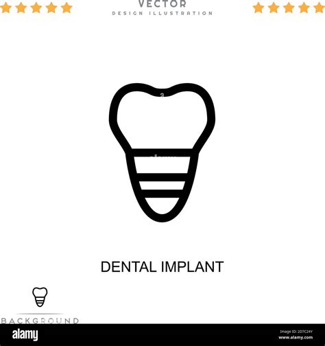 Dental Implant Icon Simple Element From Digital Disruption Collection