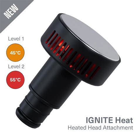 Ignite Heat Massage Gun Head With Heat Attachment Pulseroll