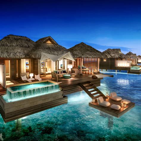 This Crazy Luxury Bungalow Is Literally Out In The Sea Water Bungalow