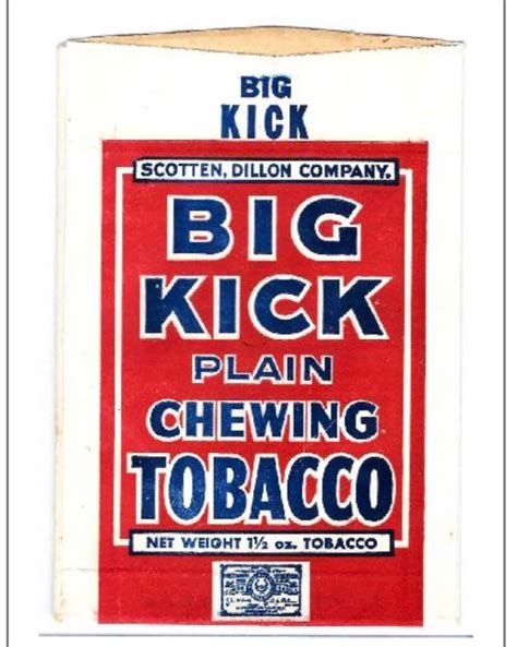 Original Vintage Chewing Tobacco Package Etsy