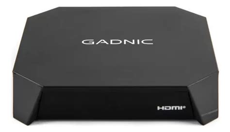 Tv Box Gadnic Premium 8gb Teclado Inalambrico Hdmi Smart Tv Color Negro