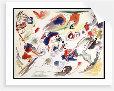 Untitled First Abstraction 1910 Posters And Prints By Wassily Kandinsky