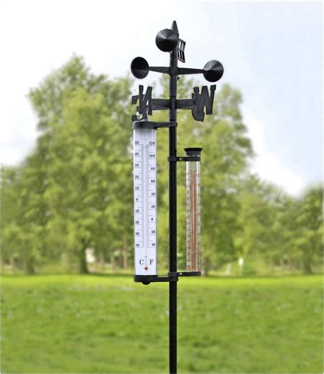 Large Weather Station With Rain Gauge Qty 1 Uk Garden