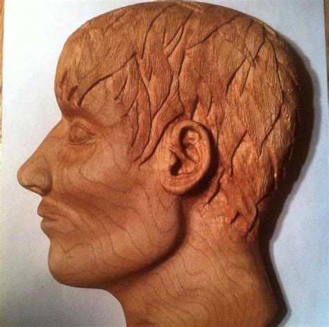 Woodworking Carving Woodcarving Woodart Art Profile Anatomy Sculpture