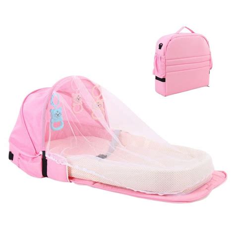 Portable Bassinet For Baby Foldable Baby Bed Travel Sun Protection