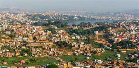 Antananarivo Hoofdstad En Grootste Stad Van Madagaskar Stock Foto