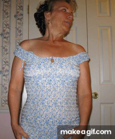 Mature Woman In Different Outfits On Make A Gif