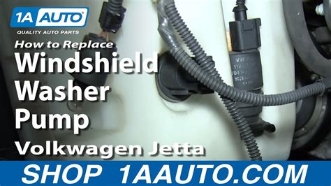 How To Replace Washer Pump 2005 11 Volkswagen Jetta 1a Auto