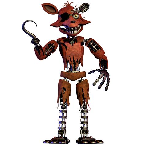 Withered Foxy Full Body Png By Brusspictures On Deviantart