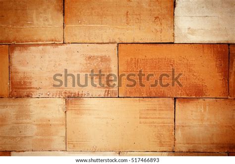 Detail Brown Tile Wall Texture Background Stock Photo 517466893