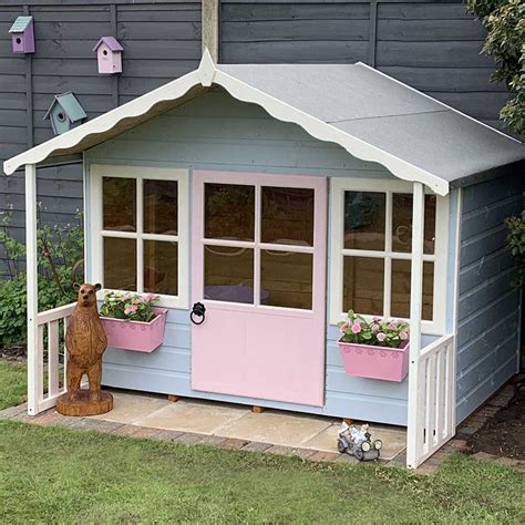 shire pixie wooden playhouse elbec garden buildings