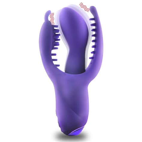 Himall Speeds G Spot Vibrator Waterproof Triple Clitoris Stimulator Oral Clit Vibrators