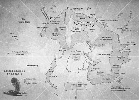 High Res Map Of Arrakis Rdune