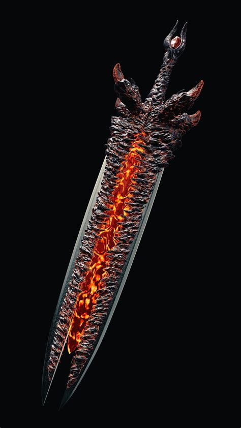 Devil May Cry Dante Sword Free 3d Model Cgtrader