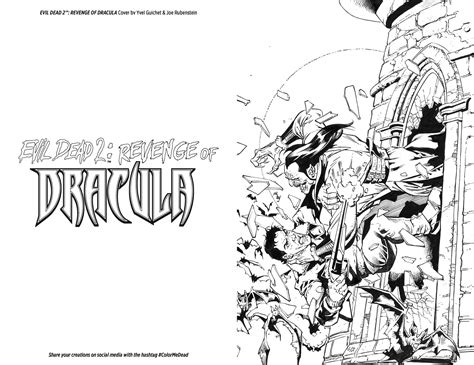 Evil Dead 2 Adult Coloring Activity Book Preview First Comics News