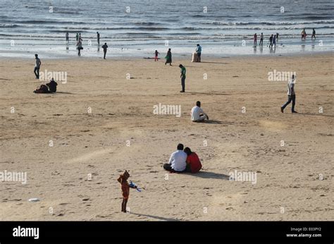 Juhu Beach Mumbai India Stock Photo Alamy
