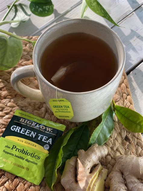 3 Reasons To Drink Bigelow Green Tea With Ginger Plus Probiotics