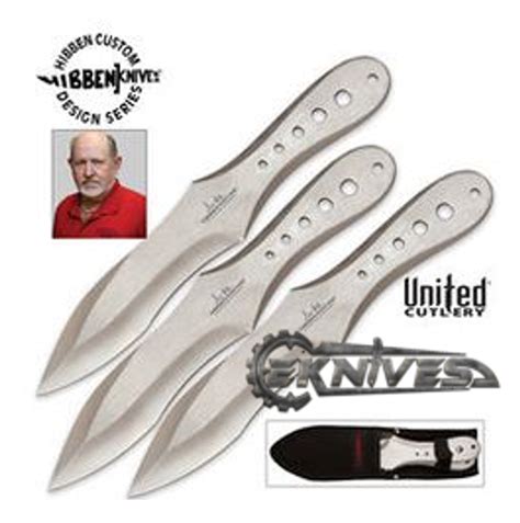 Gil Hibben Competition Throwing Knives Triple Set 12 Gh2033 Eknives Llc