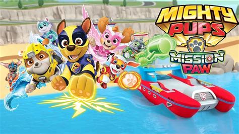 Paw Patrol On A Roll Mighty Pups Ultimate Skye Rescue Mission Youtube