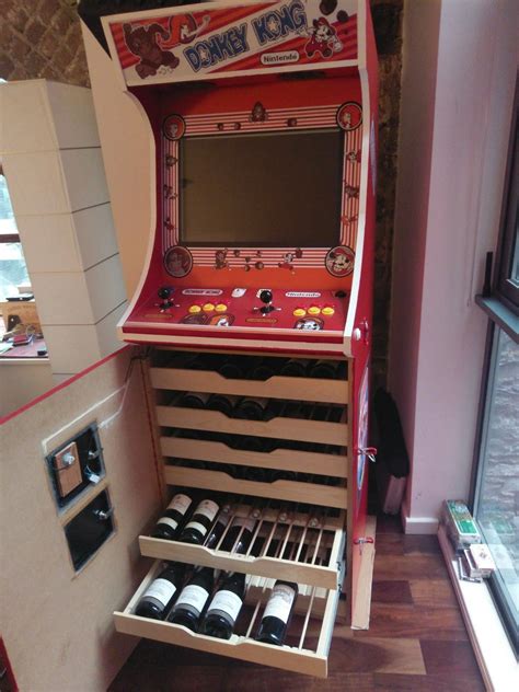 Interesting Use Of The Empty Lower Cabinet Space Mame Cabinet Arcade Bartop Arcade Cabinet
