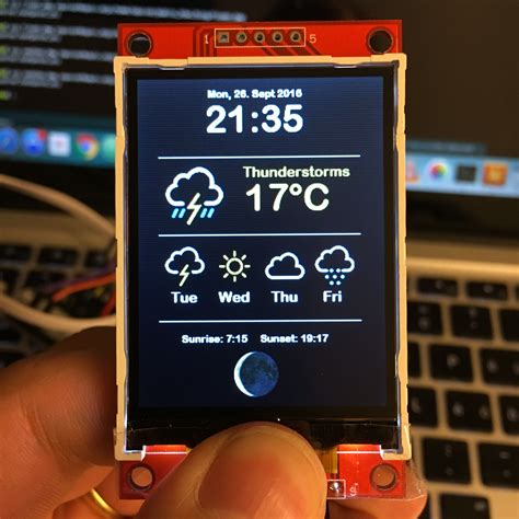 Esp8266 Weather Station Color Code Published Weather Station Arduino