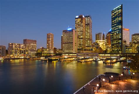 Circular Quay At Night Sydney New South Wales Nsw Australia Images