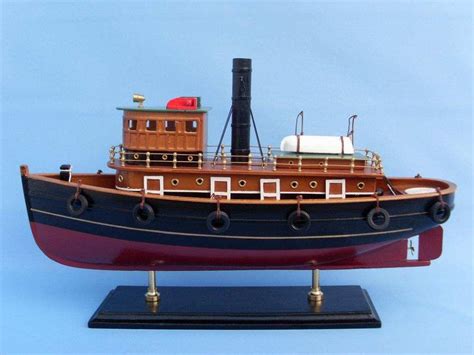 River Rat Tugboat Wood Model Ship Kits Wooden Models Fishing Boats And