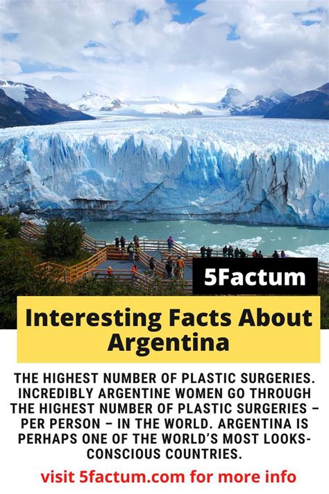 Interesting Facts About Argentina Argentina Facts Fun Facts Argentina