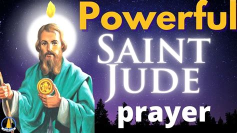 Powerful Saint Jude Prayer For A Miracle For Urgent Needs Youtube