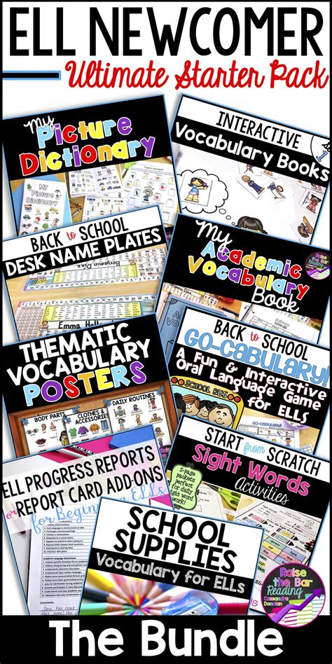 Esl Newcomer Activities Back To School Esl Newcomer Ell Resources