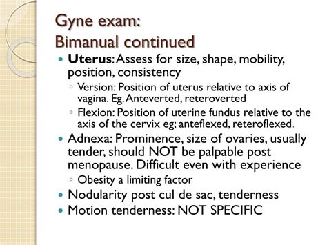 Ppt Gynecologic History And Physical Exam Powerpoint Presentation Free Download Id 3697022