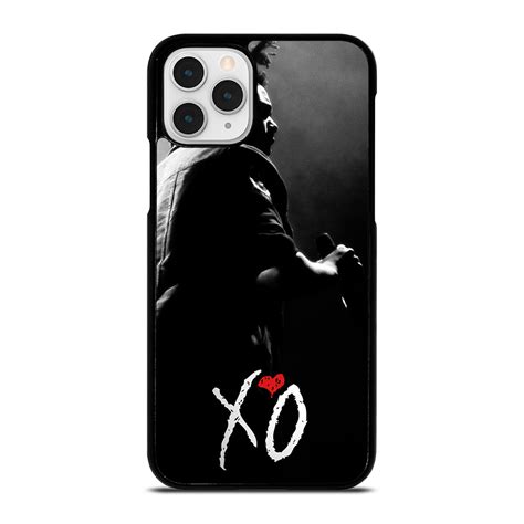 xo the weeknd logo black white iphone 11 pro case cover