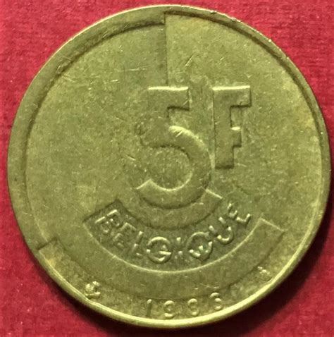 Be sure you understand that these 'catalog values' are not actual values. Belgium - 1986 - 5 Francs (Belgique) #1 - For Sale, Buy Now Online - Item #434087