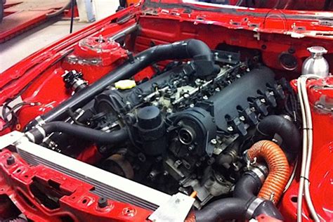 A V12 Engine Swap In A Mustang Goes European Has This Gone Too Far