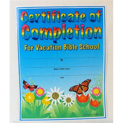 31+ grunner til vbs attendance certificate clipart! Wholesale VBS Certificates of Completion (25 pcs) (SKU ...