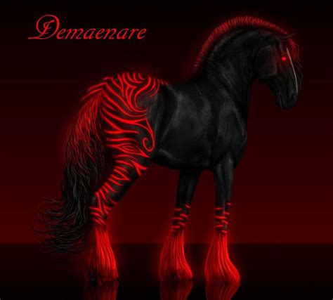 Demaenare By Vizseryn On Deviantart Magical Horses Horse Drawings