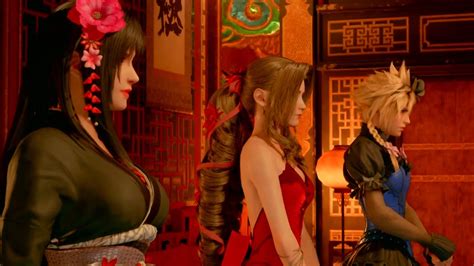 Exotic Tifa And Aerith Save Cloud From Don Corneo Final Fantasy Vii
