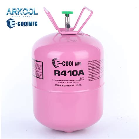Good Price Refrigerant Gas 1000g 1kg R410a Refrigerant Gaz Hot Sale Arkool