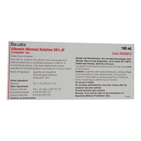 baxalta human albumin injection at best price in ahmedabad id 18143957755