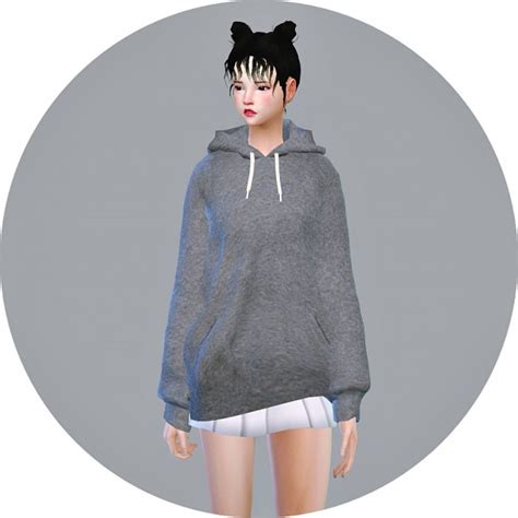 Sims4 Marigold Hoodie For Female Sims 4 Downloads