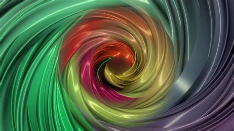 Vivid Color Lights Spiral Abstract Stock Motion Graphics