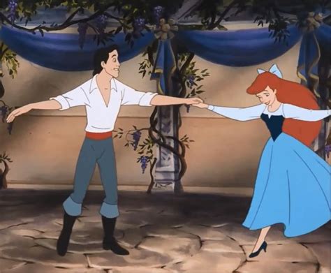 Prince Eric And Ariel Dancing