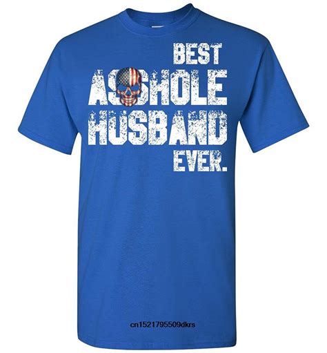 Men T Shirt Best Asshole Husband Ever Summer Fashion Short Sleeve T