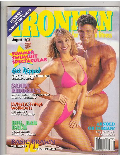 Ironman Bodybuilding Muscle Swimsuit Issue Magazine Cory Everson