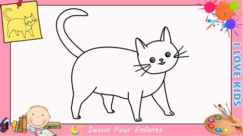 Comment Dessiner Un Chat Facilement Etape Par Etape Pour Enfants 7