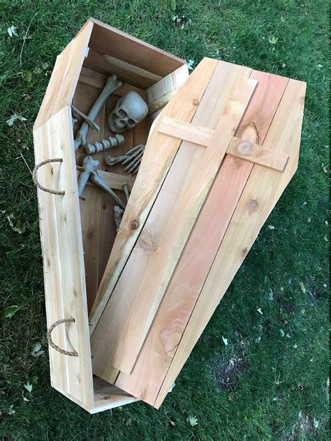 Halloween Coffin Plans Plans Only Build A Coffin Decoration Etsy