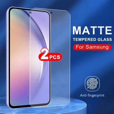 Pieces Matte Frosted Tempered Glass For Samsung Galaxy A A S A