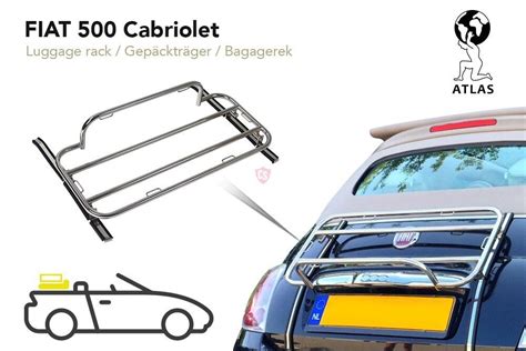Fiat 500c Luggage Rack 2012 2019 1y7 Trunk Carrier Convertible